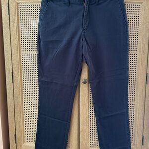 J. Crew Dark Blue Cotton Trousers